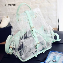 Kibdream Лето 2017 г. новые женские прозрачные плечи корейский персонализированные сумка Бесплатная доставка