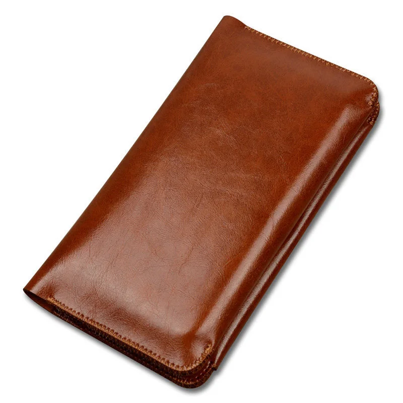 

Solid 8 Slots Card Holder Purse For Woman PU Leather Ladies Long Wallets 5.5 Inch Women's Phone Holder Wallets