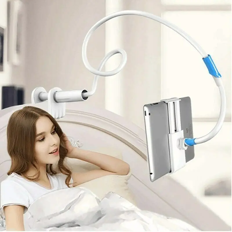  Gooseneck Tablet Holder Flexible 360º Lazy Bed Gooseneck Desk Mount Stand Holder For iPad Android T