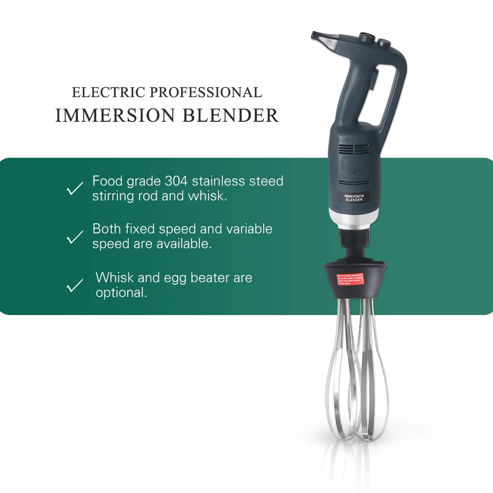 ITOP Egg Beater 350W/500W New Immersion blender Commercial Handheld Whisk Electric variable speed 