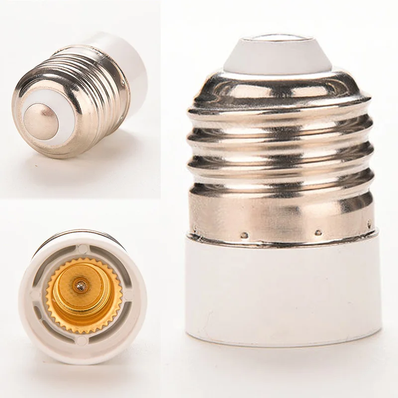 

BEYLSION Fireproof Material E27 to E14 lamp Holder Converter Socket Conversion light Bulb Base type Adapter Bulbs parts