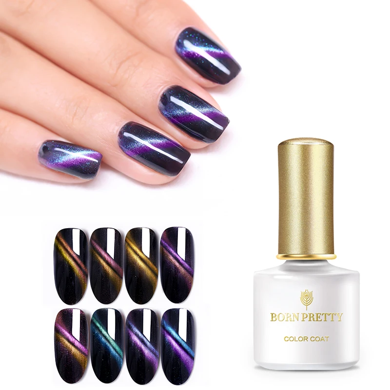 

BORN PRETTY 3D Chameleon Cat Eye Nail Gel Polish UV Nail Polish Soak Off Magnetic Nail Varnish Nail Art Lacquer Nagel Gel