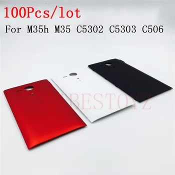

100Pcs/lot Original Back Cover Rear Housing Battery Door Case For Sony Xperia SP M35h M35 C5302 C5303 C5306 Housing Back Cover