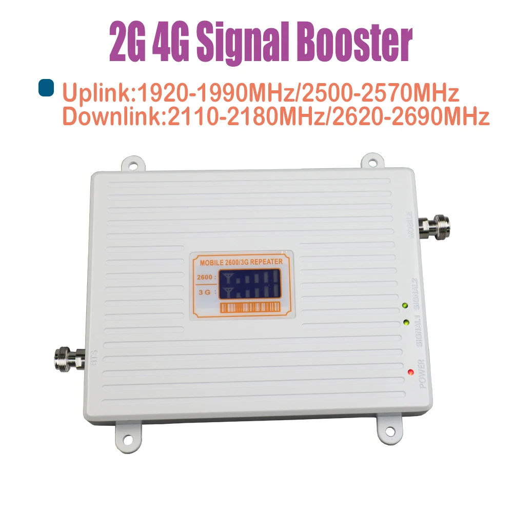 3g WCDMA 2100 МГц 4G 2600 МГц двухдиапазонный сотовый телефон усилитель сигнала 4g 3g усилитель для дома verizon сотовый телефон интернет