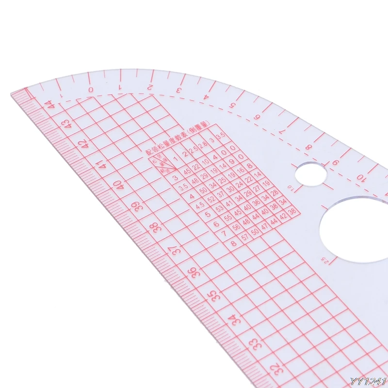 Швейная линейка форма запятой французский кривой пластиковый портной рисунок ремесло инструмент DIY