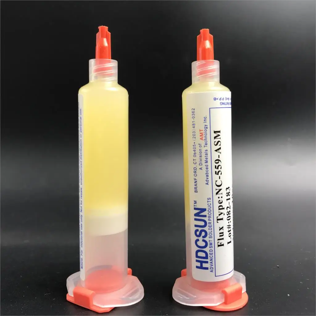 2pcs/lot 10cc PCB Syringe Solder Paste NC-559-ASM BGA Advanced Solder Paste Welding Soldering Oil Flux Grease For Repair Tool