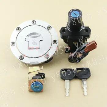 

Motorcycles Ignition Switch Gas Cap Seat Key Lock Set For Honda CB600F HORNET 07-11 CB600 CB600F 2007-2011 TS-01