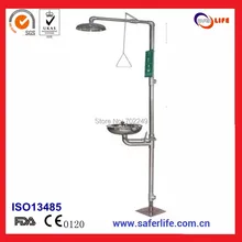 Хорошее качество твердый душ и омыватель глаз станция