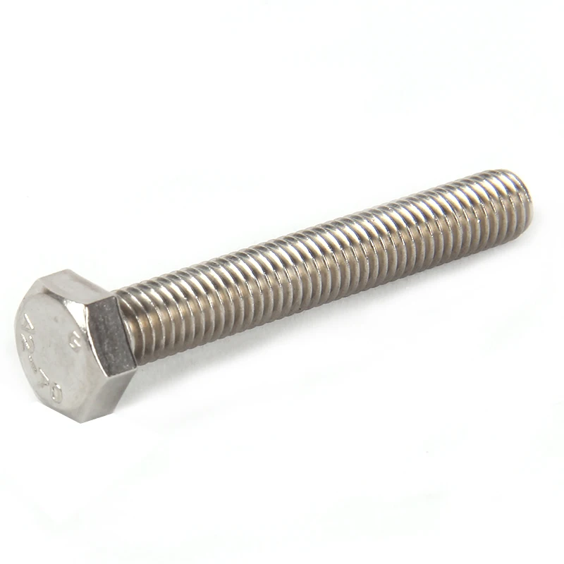 M12/14/16 x 20/25/30/35/40/45/50/55-150mm Authentic 304 Stainless Steel Hexagon Screw Full Thread Bolts Mechanical Screws SHCS |