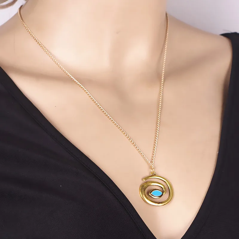 1PC Choker Necklaces font b Women b font Party Retro Personality Antique Vintage Tadpole Ethnic Necklace