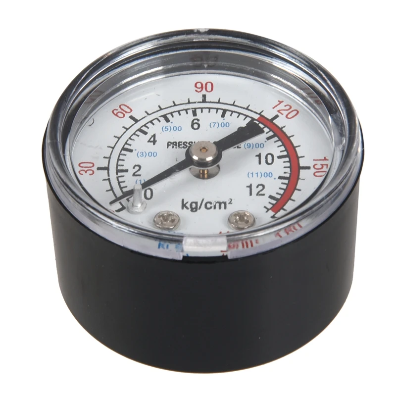 

1/8ZG Male Thread 0-180PSI 1-11BAR Air Compressor Pressure Gauge - Clear/Black
