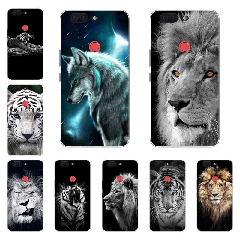 

Infinix Zero 5 X603 Case,Silicon Tiger lion Painting Soft TPU Back Cover for Zero 5 X603 Phone protect Bags shell