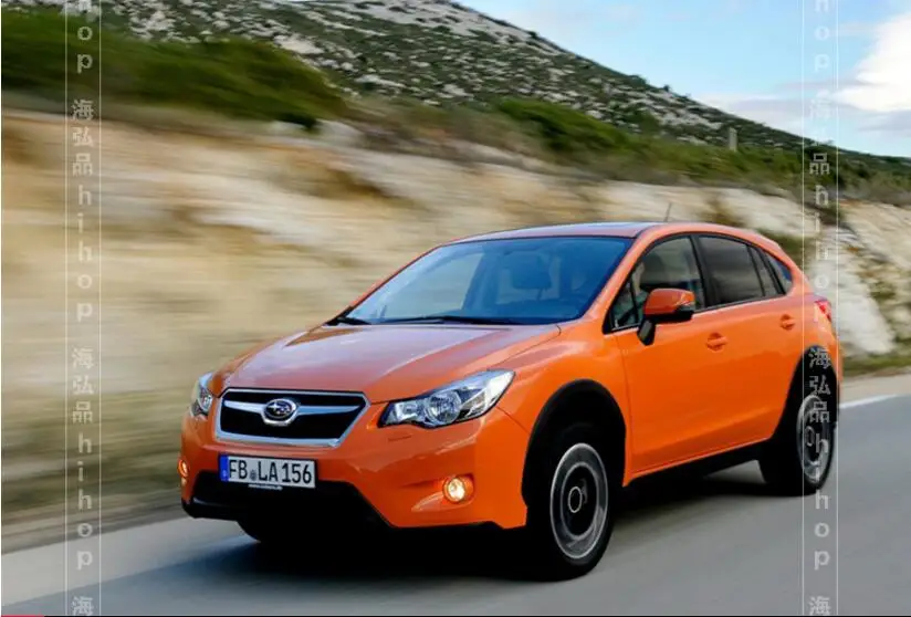 Подходит для Subaru XV xv 2012- Передний+ задний бампер диффузор бамперы для губ защитная накладка из нержавеющей стали