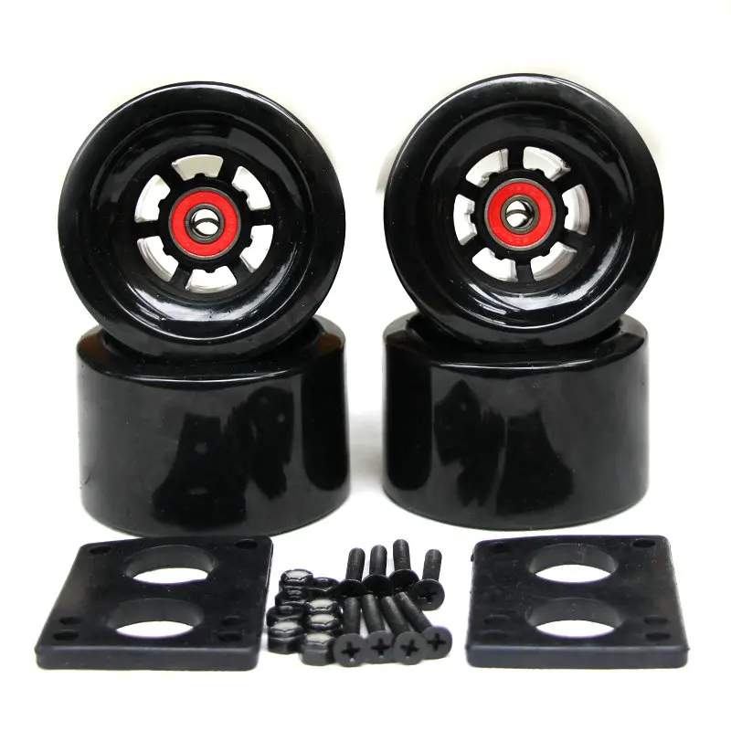 82A Skateboard Wheels 83*52mm largo junta de la ciudad corre 87*52mm ruedas 6mm Riserpad 35 MM pernos ABEC-9 teniendo gran Longboard ruedas - 6