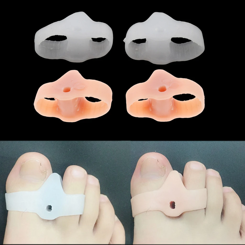 

6 Pairs Men Women Silicone Gel Toe Separators Bunions Hammer Toes Spacers Stretchers Straighteners Spreader