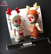2pcs/set Sonny Angel Christmas Gifts Cute Seabed Animals Sika Deer Unicorn Dolls Action Figure Model Toys For Children DBP266 кукла sonny angel 2015