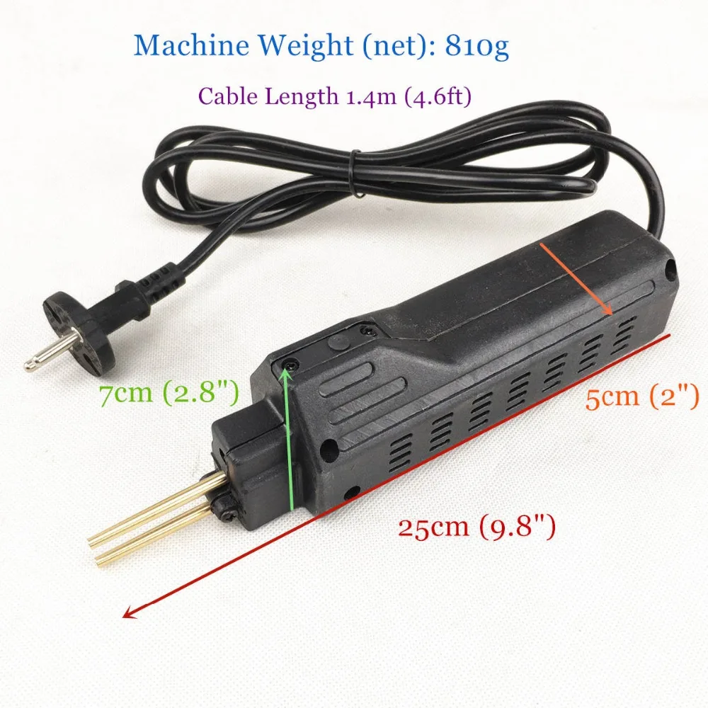 Цена Горячий степлер автомобильный бампер крыло обтекатель сварочный пластиковый Ремонтный комплект портативный пластиковый ремонтный инстру...