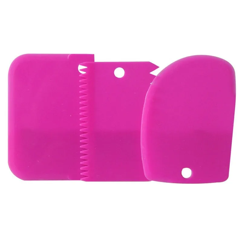 

Colorful Plastic Cake Edge Side Scrapers Dough Fondant Chocolate Cookie Cream Scraper Multifunctional Cake Decoration Tools