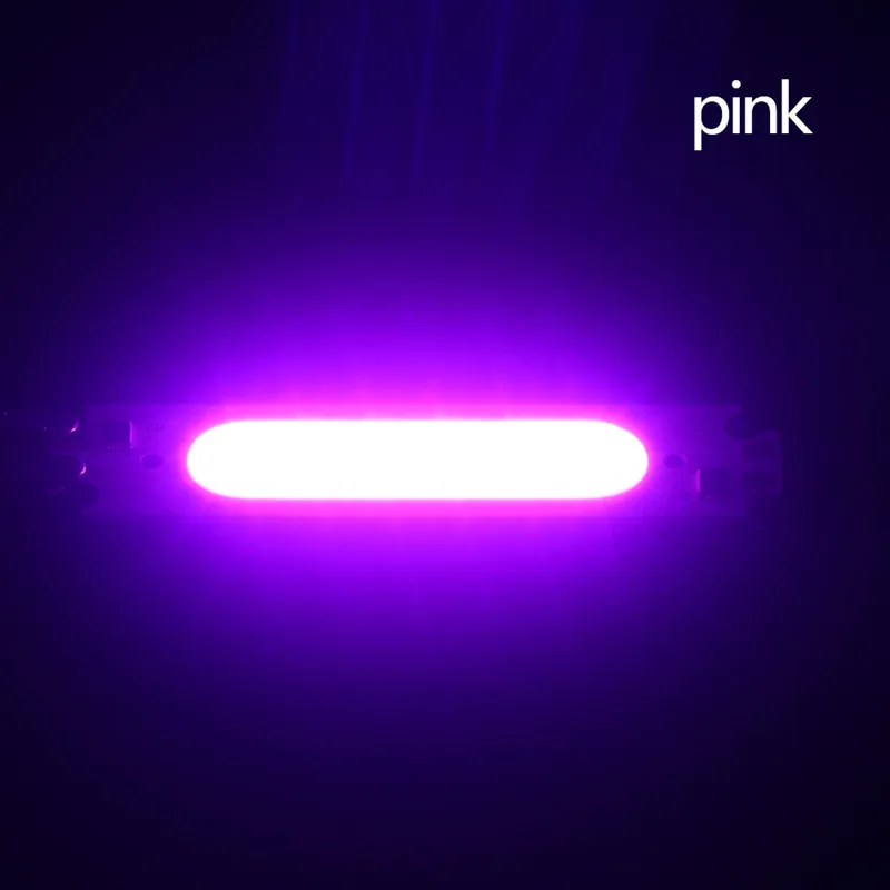1 шт. Новинка; Лидер продаж 7 цветов светодиодный Панель световая полоса лампа светодиодный источник 1W энергосберегающее освещение модуля COB Чип Flip - Испускаемый цвет: Pink