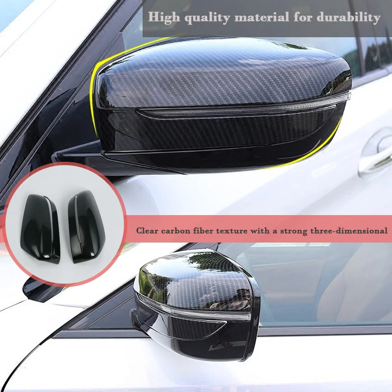 NOANS Авто Стайлинг покрытие серебро углеродное волокно крышка зеркала заднего вида наклейка для BMW G30 5 серии аксессуары