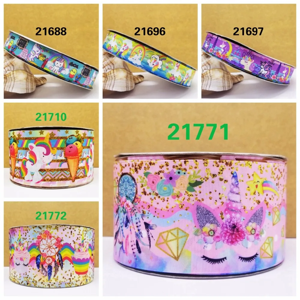 

Free shipping 50 yard per size cartoon ribbon printed grosgrain ribbon 21772