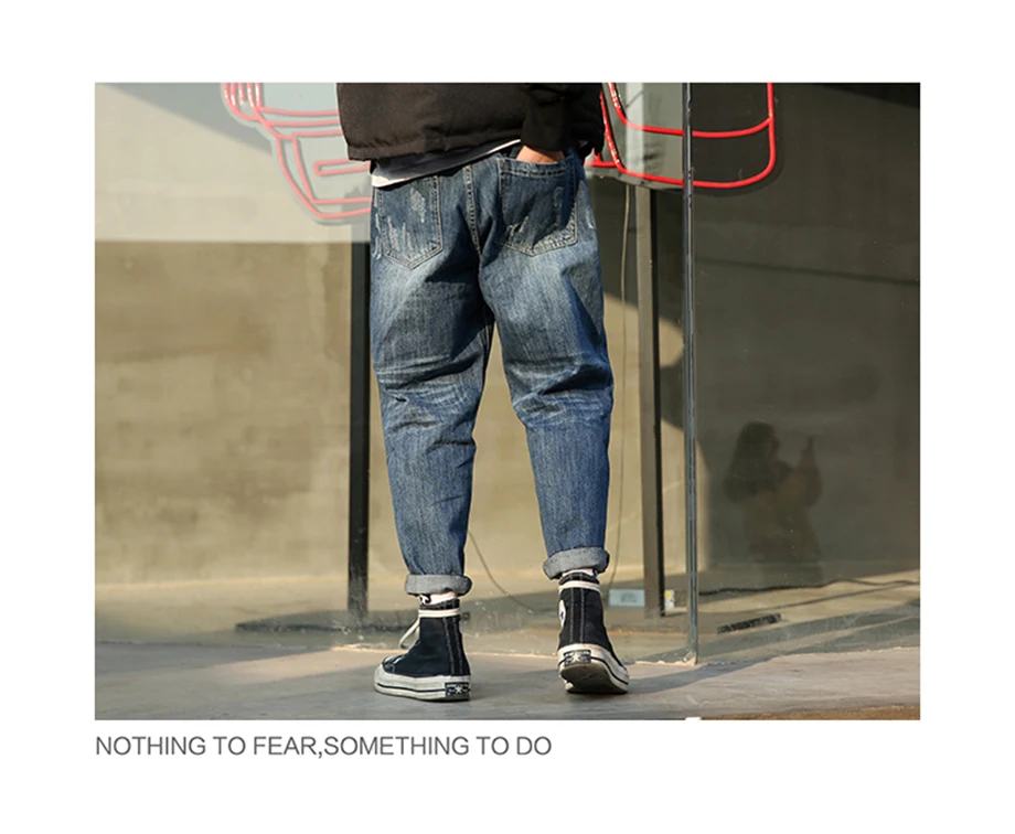 CHINISM Новинка 2018 года рваные джинсы для мужчин повседневное Винтаж деним ковбойские джинсы для женщин байкерские джинсы для ежедневного