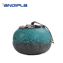 Винтажная емкость для хранения чая Китайский кунг-фу чайный сервиз аксессуары керамическая чайная посуда украшения дома конфеты из ореха банки канистра искусство