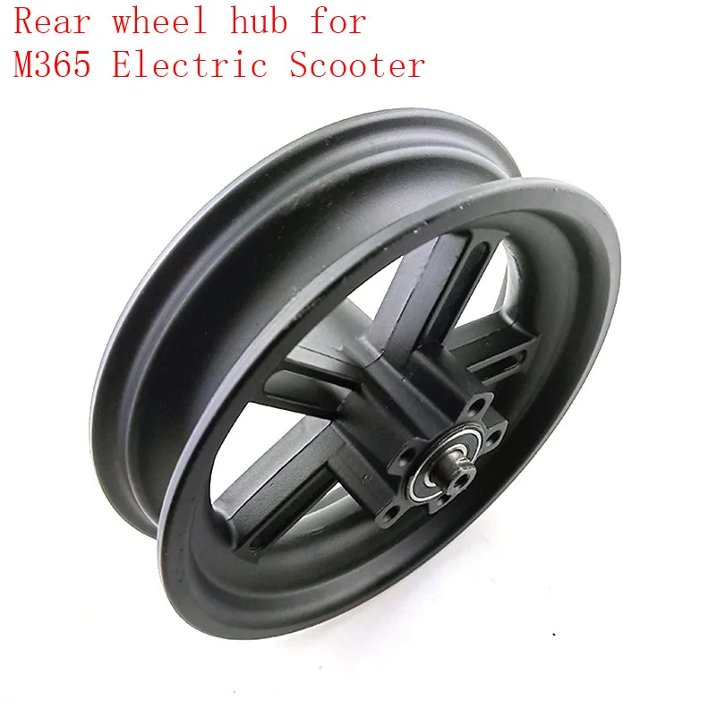 Electric Scooter Wheel Hub Aluminum Rear Wheel Hub with Original Axle for Xiaomi M365 Scooter Parts lightning shipment