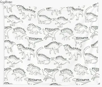 

Dinosaurs Wall Tapestry Cover Beach Towel Throw Blanket Picnic Yoga Mat Home Decoration