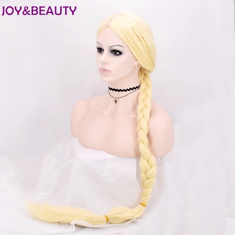 JOY & BEAUTY длинный прямой парик из фильма Принцесса Рапунцель супер 150 см блондинка