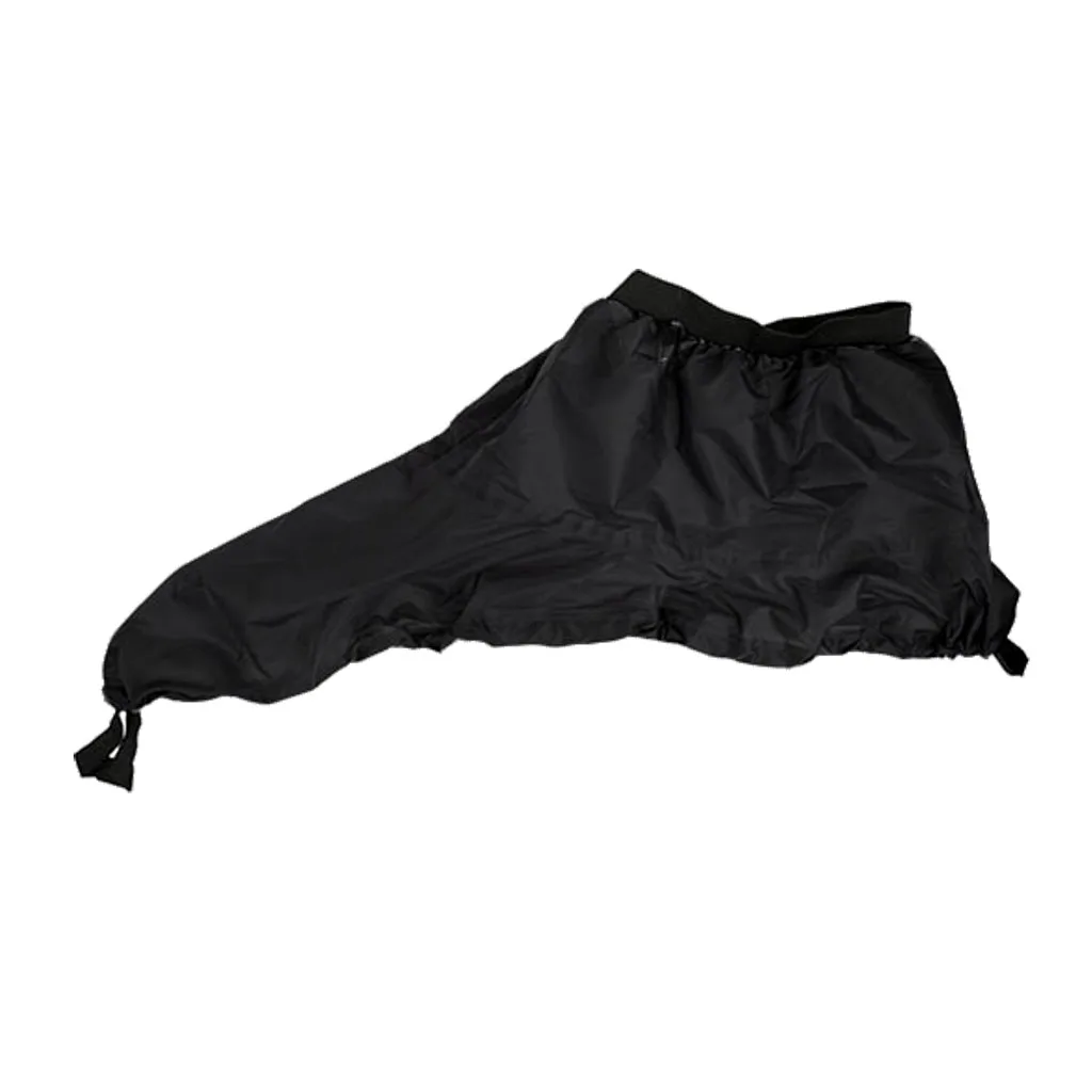 Universal Adjustable Kayak Spray Skirt Deck Sprayskirt Cover Waterproof fabric Rowing Boats Kayak Spray Skirt S M L XL Black