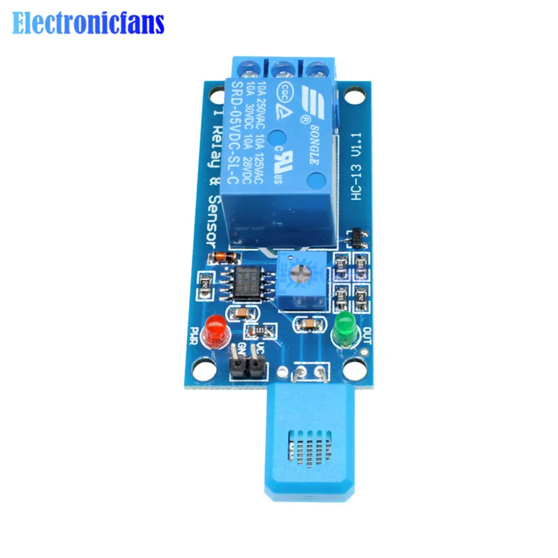 HR202 DC 5V 1 Channal 1CH релейный модуль чувствительный к влажности переключатель