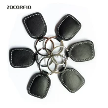 100 шт./лот RFID Управление доступом по карточкам бесконтактного считывания карты rfid тег 13,56 МГц ic карты(кожаный брелок