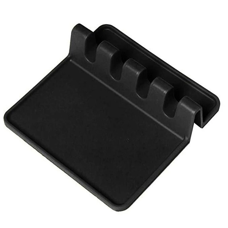 

JEYL Kitchen Accessories Cooking Tools Heat Resistant Silicone Spoon Rest Ladle Utensil Holder Organizer Rack Storage 4 Stages