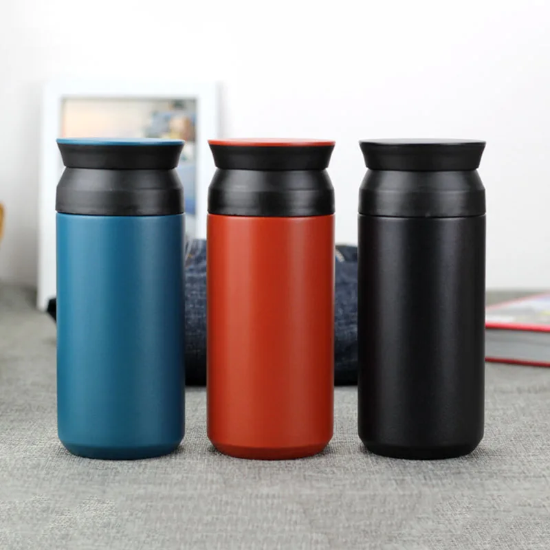 

350ml 304 Stainless Steel Thermos Bottle Creative Car Insulated Cup Outdoor Travel Mug Coffee Chilly Bottle Vacuum Flask