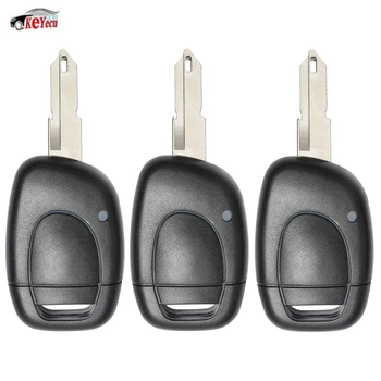 

KEYECU 3 Pcs/lot Remote Car Key Fob 433MHz PCF7946 ID46 Chip 1 Button for Renault Clio Kangoo Twingo