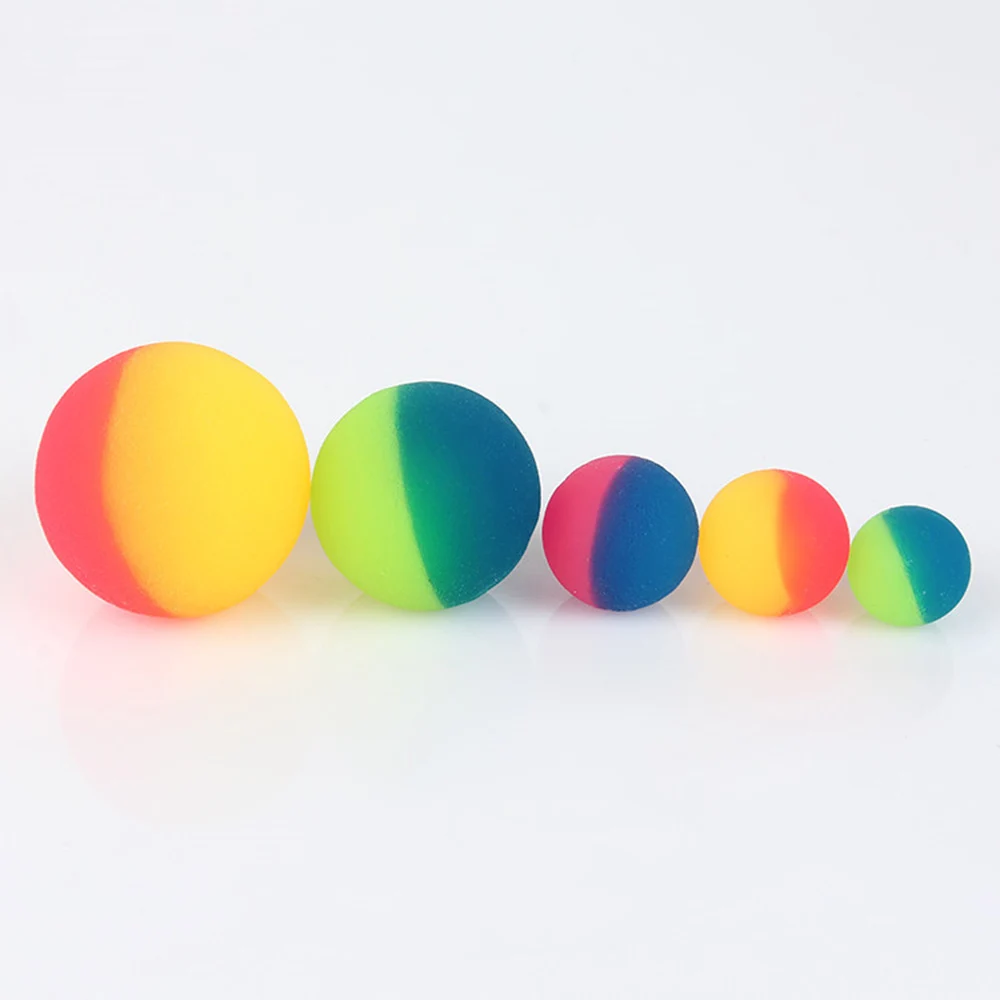 3 шт./компл. красочная игрушка мяч смешанный упругий шар ребенок эластичный резиновый Для детей баня упругие игрушки классные