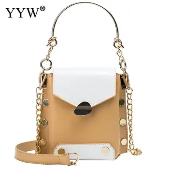 

Pu Leather Crossbody Bag For Women Sling Shoulder Bag 2019 Fashion Designer Bag Ladies Rivet Small Purse Bolsa Feminina