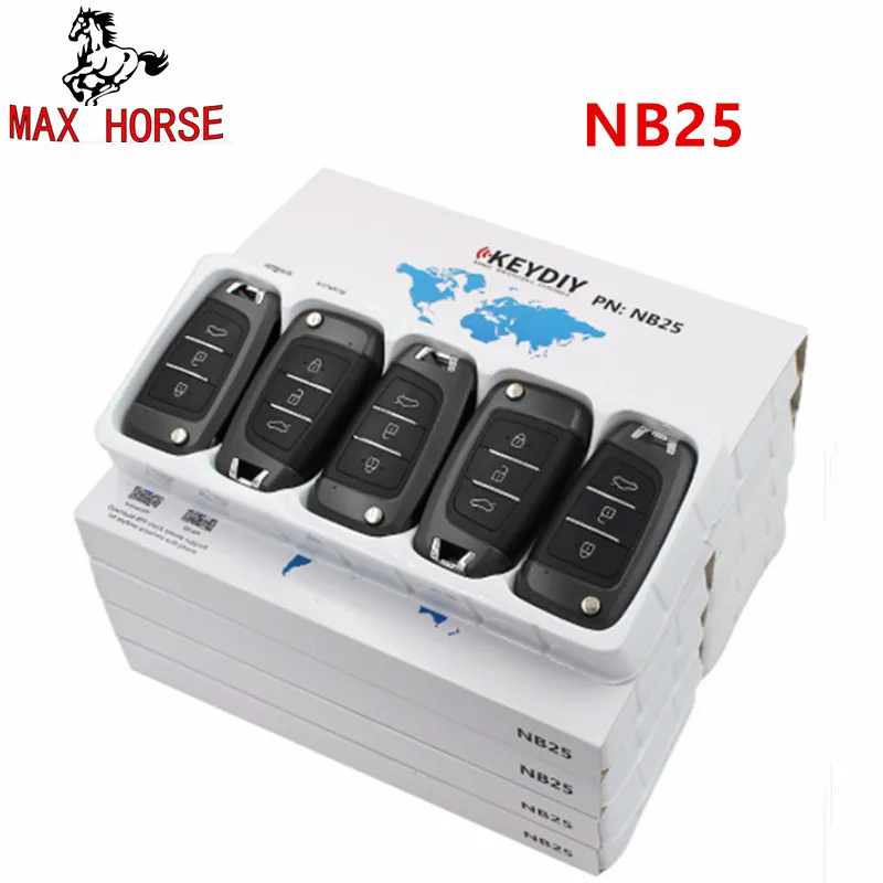 

5pcs/lot Multi-functional KEYDIY Remote key NB25 for KD900 KD900+ URG200 KD-X2 5 functions in one key