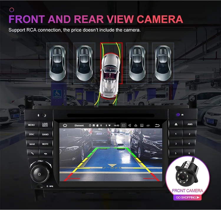 Flash Deal Isudar 2 Din Auto Radio Android 9 For Mercedes/Benz/W203/CLK200/CLK22/C180/C200 CANBUS Car Multimedia Video DVD Player GPS DVR 12
