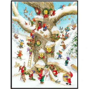 

Christmas Diamond Painting Santa Claus Diamond Mosaic Snow Diamond Embroidery Winter Full Square Cross stitch Gift Home Decor
