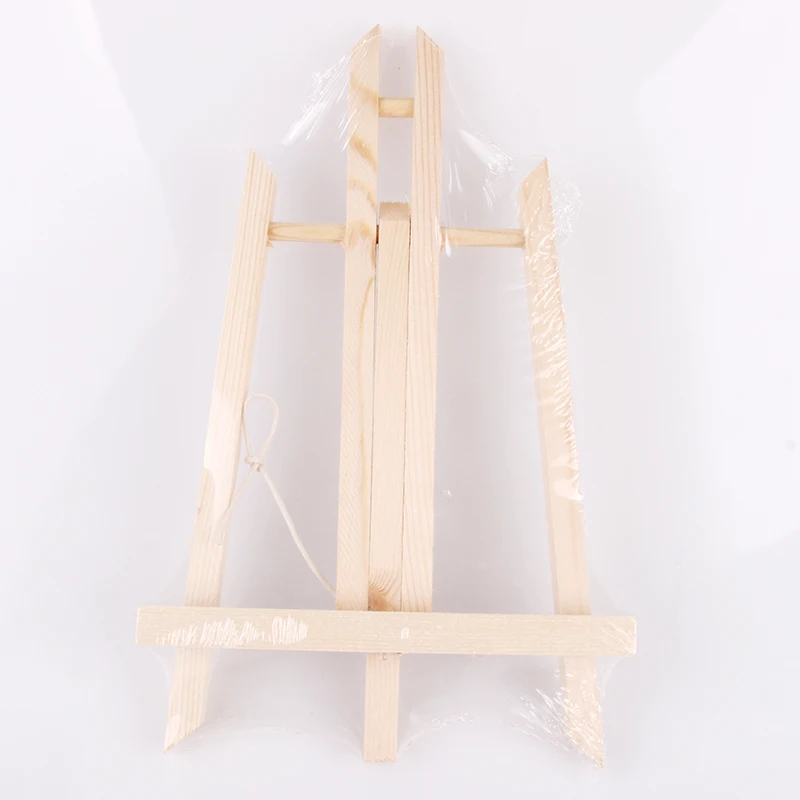 

30cm height Wooden mini-desktop children easel pinewood small easel mini-display frame