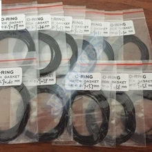 10 шт, высокое качество, толщина 0,9 мм, круглый чехол для задней панели часов, уплотнительное кольцо, размер от 30 мм до 40 мм
