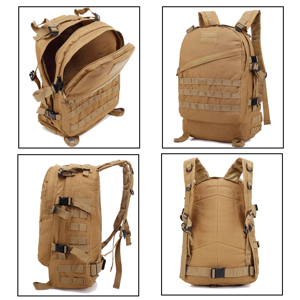  40L Military Backpack Rucksack Tactical Backpack Tactical Bag Army Travel Outdoor Sports Bag Waterp