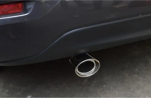 Stainless Steel Exhaust Ler Pipe End Tip Trim For Nissan Sylphy Stainless Steel Exhaust Ler Pipe End Tip Trim For Nissan Sylphy Sentra 2017 2016