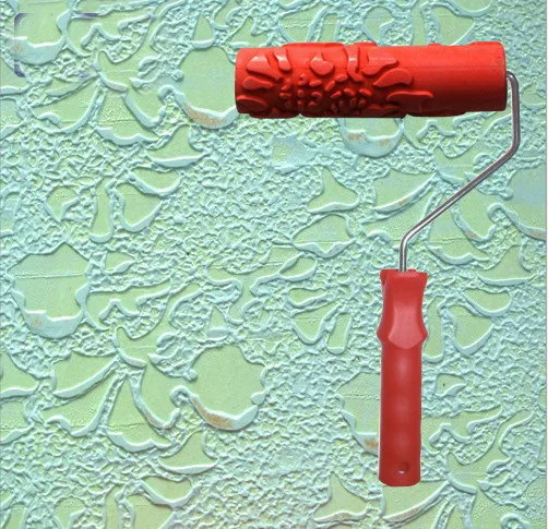 Инновационные товары для дома силиконовая рисунком текстурированные ролик для настенное украшение, настенное Форма для вырубки 7 дюймов № 137