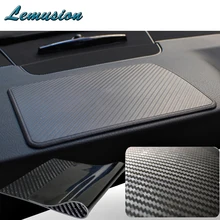 Автомобильный Стайлинг 1X Автомобильный ПВХ нескользящий коврик из углеродного волокна для Ford focus 2 3 fiesta Nissan, Qashqai, Juke Chevrolet Cruze Aveo аксессуары