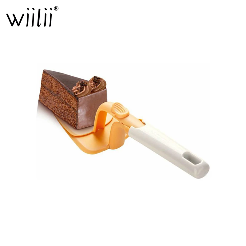 

Wiilii Plastic Pushable Cake Shovel Creative Pizza Pastry Cutter Double Shovel Kitchen Baking Tools