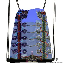 Custom Terraria (5) походная сумка на шнурке Cute Daypack Kids Satchel (черная спина) 31x40 cm #180531-04-67