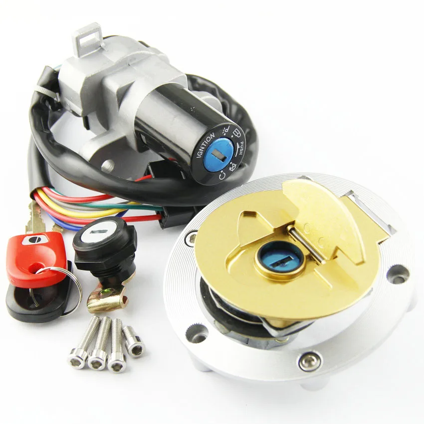 Fuel Tank Cover Cap Lock With Ignition Switch Lock FOR Ducati M600 M750